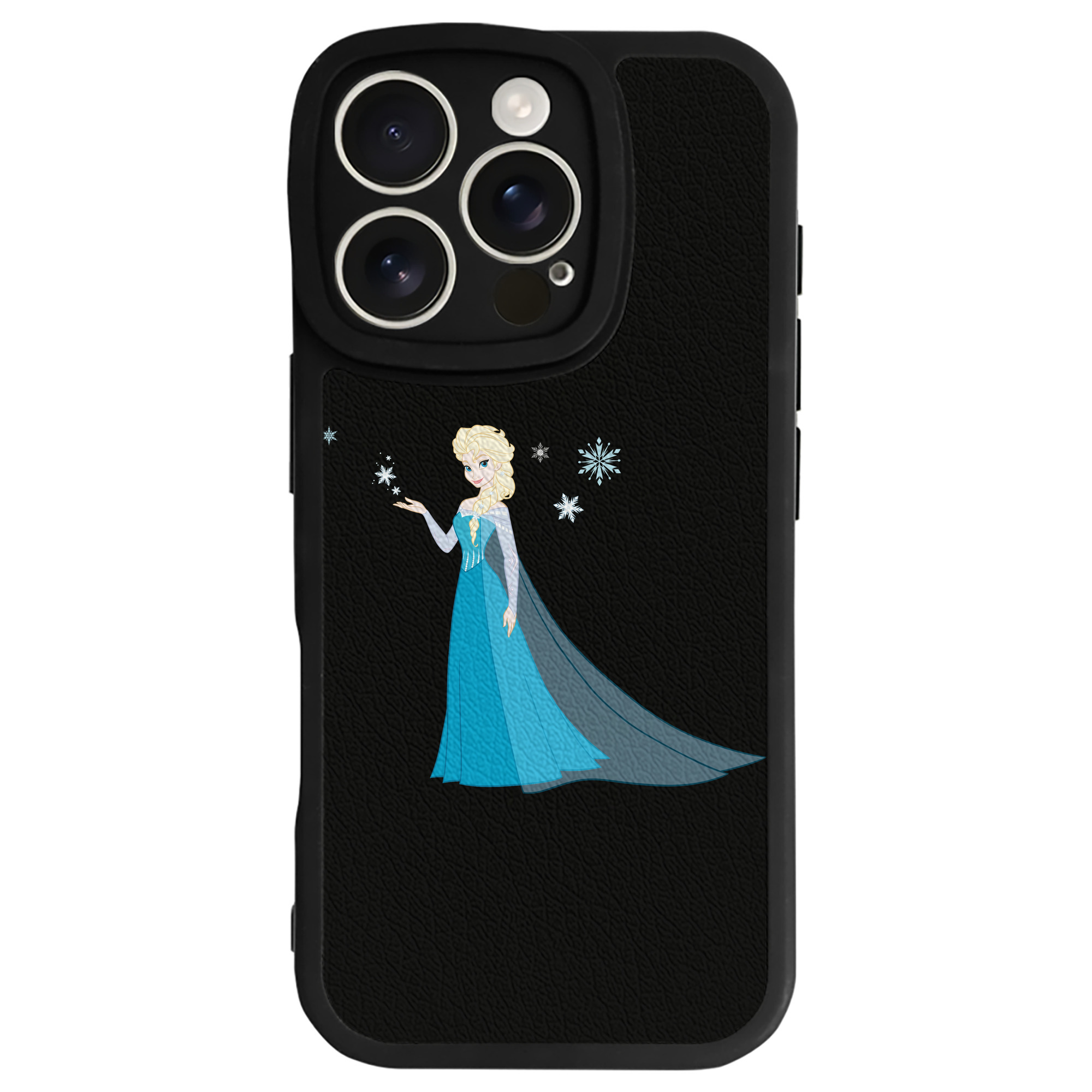 （画像用） アナと雪の女王 アンナ エルサ Frozen Anna Elsa 【iPhone 16シリーズ対応】シリコンスマホケース（レザー調） 材質：シリコン